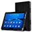 Leather Case Stands Flip Cover for Huawei MediaPad M3 Lite Black