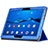 Leather Case Stands Flip Cover for Huawei MediaPad M3 Lite Blue