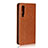 Leather Case Stands Flip Cover for Huawei P30 Orange