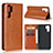 Leather Case Stands Flip Cover for Huawei P30 Pro Orange