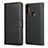 Leather Case Stands Flip Cover for Samsung Galaxy A11 Black