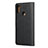 Leather Case Stands Flip Cover for Samsung Galaxy A11 Black