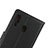 Leather Case Stands Flip Cover for Samsung Galaxy A20e Black