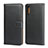 Leather Case Stands Flip Cover for Samsung Galaxy A30S Black