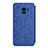 Leather Case Stands Flip Cover for Samsung Galaxy A5 (2018) A530F Blue