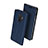 Leather Case Stands Flip Cover for Samsung Galaxy A6 Plus (2018) Blue