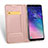 Leather Case Stands Flip Cover for Samsung Galaxy A6 Plus (2018) Pink