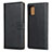 Leather Case Stands Flip Cover for Samsung Galaxy A71 5G Black