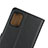 Leather Case Stands Flip Cover for Samsung Galaxy A71 5G Black