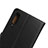 Leather Case Stands Flip Cover for Samsung Galaxy A90 5G Black