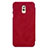 Leather Case Stands Flip Cover for Samsung Galaxy C7 (2017) Red