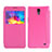 Leather Case Stands Flip Cover for Samsung Galaxy Mega 2 G7508Q Hot Pink