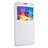 Leather Case Stands Flip Cover for Samsung Galaxy Mega 2 G7508Q White