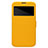 Leather Case Stands Flip Cover for Samsung Galaxy Mega 6.3 i9200 i9205 Yellow