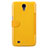 Leather Case Stands Flip Cover for Samsung Galaxy Mega 6.3 i9200 i9205 Yellow