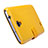 Leather Case Stands Flip Cover for Samsung Galaxy Mega 6.3 i9200 i9205 Yellow