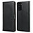 Leather Case Stands Flip Cover for Samsung Galaxy Note 20 5G Black