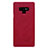 Leather Case Stands Flip Cover for Samsung Galaxy Note 9 Red