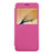 Leather Case Stands Flip Cover for Samsung Galaxy On5 (2016) G570 G570F Hot Pink