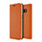 Leather Case Stands Flip Cover for Samsung Galaxy S7 G930F G930FD Orange