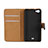 Leather Case Stands Flip Cover for Wiko Jimmy Black