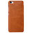 Leather Case Stands Flip Cover for Xiaomi Mi 5 Brown