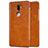 Leather Case Stands Flip Cover for Xiaomi Mi 5S Plus Brown