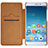 Leather Case Stands Flip Cover for Xiaomi Mi 5S Plus Brown