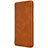 Leather Case Stands Flip Cover for Xiaomi Mi 8 Brown