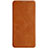 Leather Case Stands Flip Cover for Xiaomi Mi 8 Brown