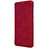 Leather Case Stands Flip Cover for Xiaomi Mi 8 Red