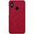 Leather Case Stands Flip Cover for Xiaomi Mi 8 Red