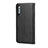 Leather Case Stands Flip Cover for Xiaomi Mi 9 Lite Black