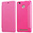 Leather Case Stands Flip Cover for Xiaomi Redmi 3 High Edition Hot Pink