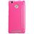 Leather Case Stands Flip Cover for Xiaomi Redmi 3 High Edition Hot Pink