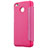 Leather Case Stands Flip Cover for Xiaomi Redmi 4X Hot Pink