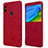 Leather Case Stands Flip Cover for Xiaomi Redmi Note 5 AI Dual Camera Red