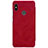 Leather Case Stands Flip Cover for Xiaomi Redmi Note 5 AI Dual Camera Red