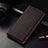 Leather Case Stands Flip Cover H02 Holder for Apple iPhone 13 Mini Black