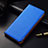 Leather Case Stands Flip Cover H04 Holder for Apple iPhone 13 Blue