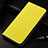 Leather Case Stands Flip Cover H04 Holder for Apple iPhone 14 Pro Max Yellow