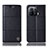 Leather Case Stands Flip Cover H04P Holder for Xiaomi Mi 11 Pro 5G Black