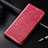 Leather Case Stands Flip Cover H05 Holder for Apple iPhone 13 Pro Max Hot Pink