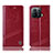 Leather Case Stands Flip Cover H06P Holder for Xiaomi Mi 11 Pro 5G Red