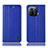 Leather Case Stands Flip Cover H07P Holder for Xiaomi Mi 11 Pro 5G Blue