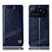 Leather Case Stands Flip Cover H09P Holder for Xiaomi Mi 11 Ultra 5G Blue