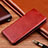 Leather Case Stands Flip Cover H11 Holder for Apple iPhone 14 Pro Max Brown