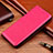 Leather Case Stands Flip Cover H11 Holder for Apple iPhone 14 Pro Max Red