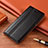 Leather Case Stands Flip Cover H13 Holder for Apple iPhone 13 Mini Black