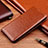 Leather Case Stands Flip Cover H19 Holder for Apple iPhone 13 Light Brown